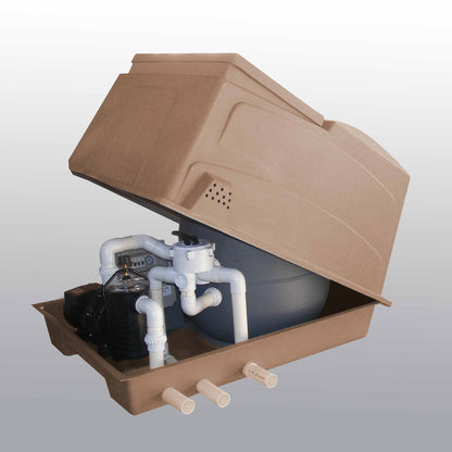 Aquamax 4-Bag / 1.1kw Pump & Filter Combi - Brown