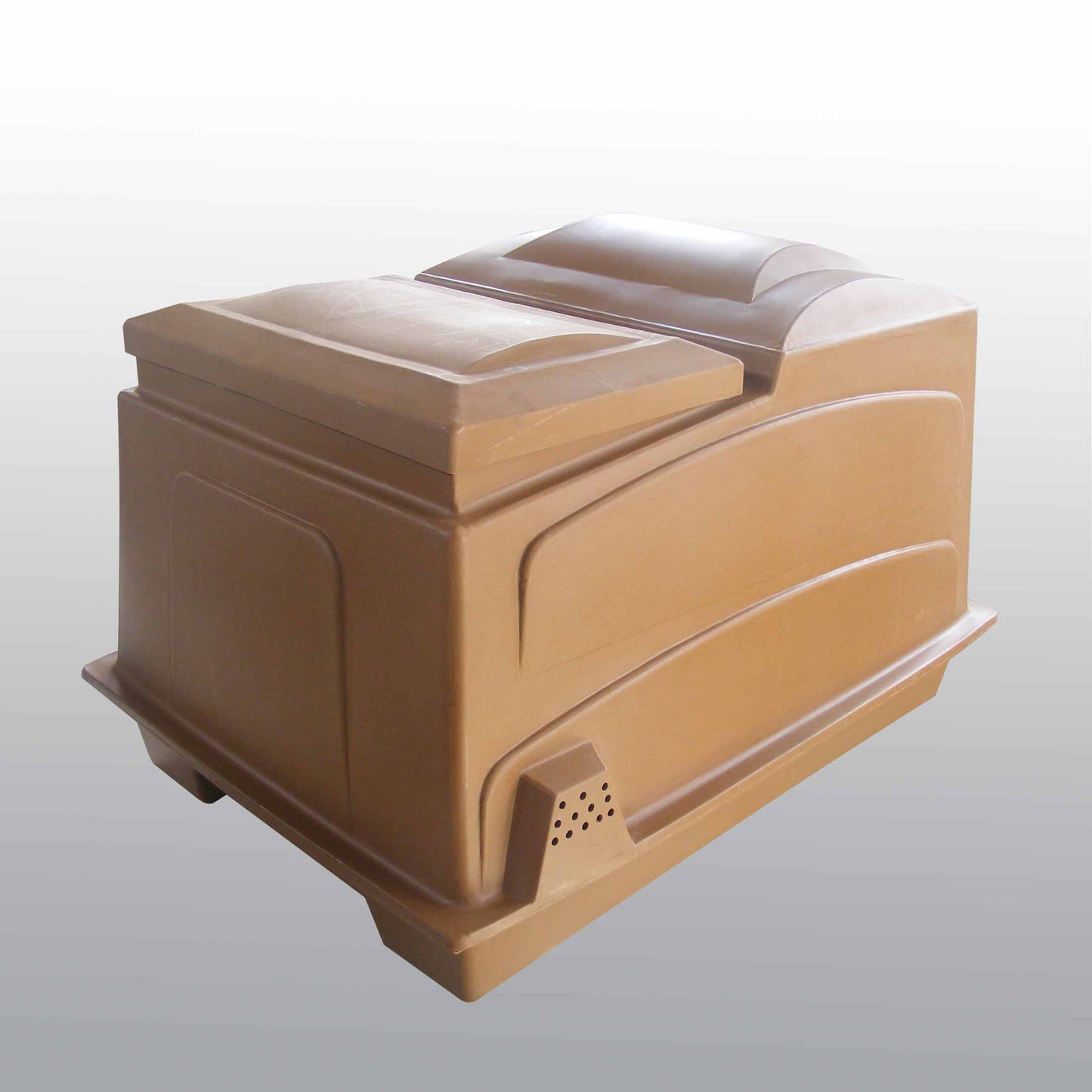 2 in 1 Combi Filter Box With Base - Brown