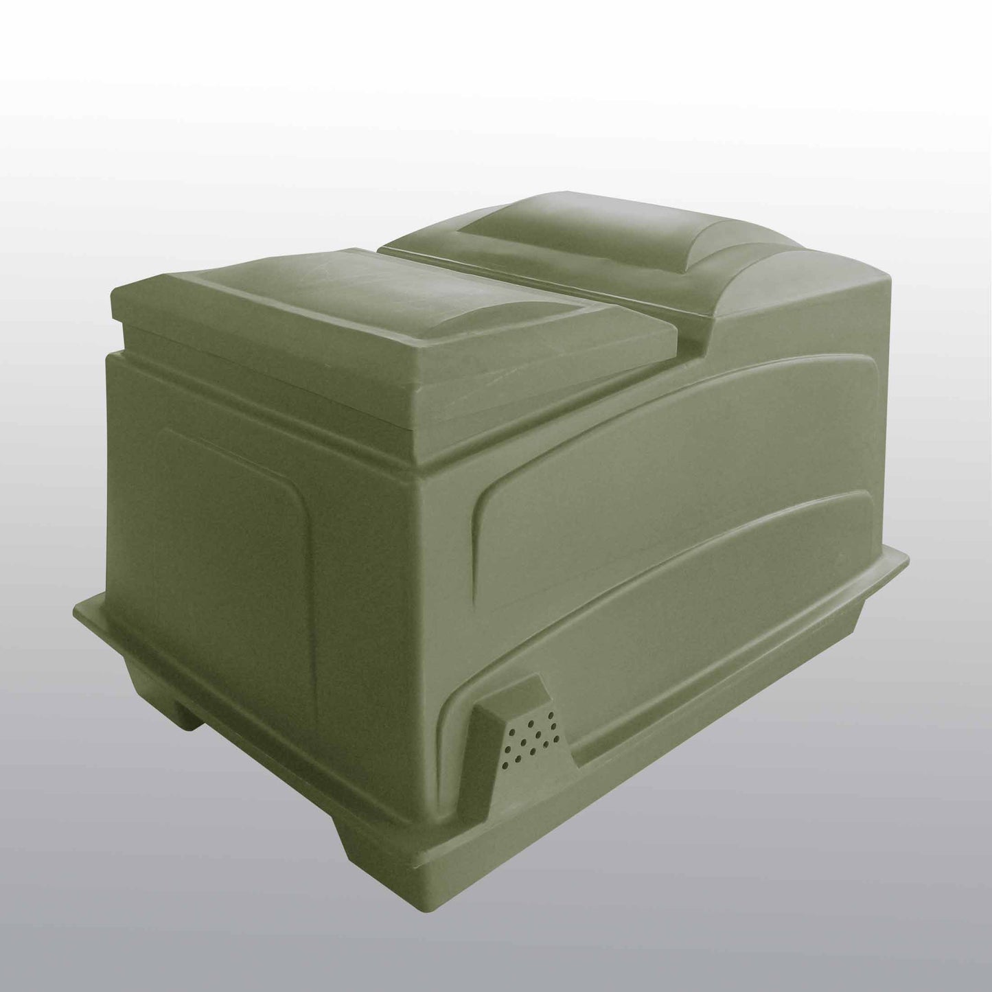 2 in 1 Combi Filter Box With Base - Green